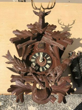 Vintage 8 - Day Cuckoo Clock,  By Aug Schatz