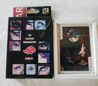 Naruto Shippuden Akatsuki Playing Cards Funny Table Game Paper Poker Cards Gifts