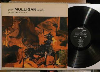 Gerry Mulligan 4et Featuring Chet Baker Pacific Jazz Mono Black Dg