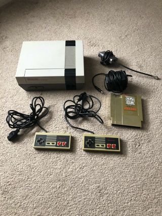 Vintage Nes Nintendo Entertainment System Nes - 001 Console With Zelda