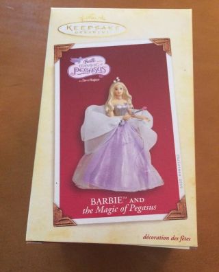 Hallmark Keepsake Ornament Barbie And The Magic Of Pegasus 2005