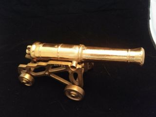 Antique Brass Signal Cannon British?,  19th Century? Salute