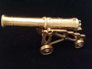 Antique Brass Signal Cannon British?,  19th Century? Salute 2