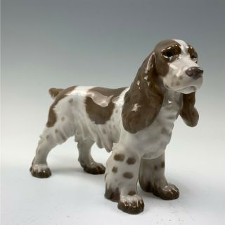 Vintage B & G Denmark Cocker Spaniel Dog Figurine 2095