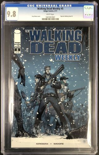 Walking Dead Weekly 5 - Cgc 9.  8