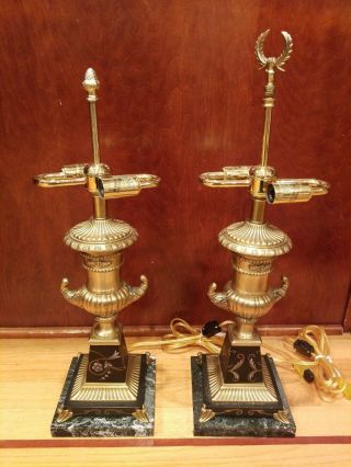 2 Frederick Cooper Trophy Lamps 21 " - Pair