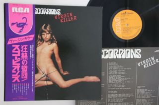 Lp Scorpions Virgin Killer Rvp6155 Rca Japan Vinyl Obi