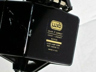 Vintage LUXO Color Correct Industrial Desk Light Dual Lamp Swing Articulating 3