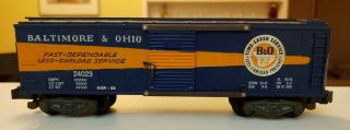 American Flyer S Gauge Freight Car - B&o Boxcar.  Vintage In