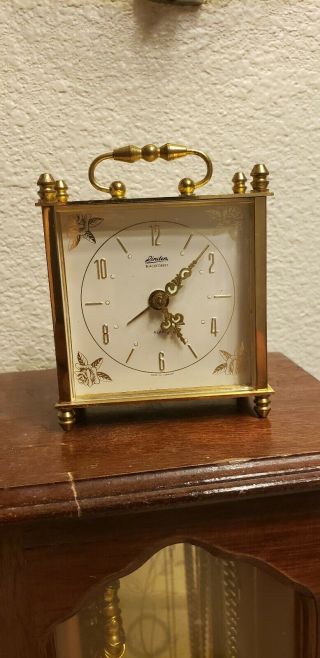 Vintage Linden Blackforest Wind - Up Alarm Clock (well)