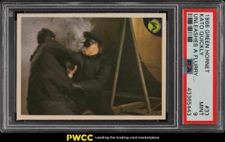 1966 Donruss Green Hornet Kato Quickly Unleashes A Flurry 33 Psa 9 (pwcc)