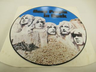 Deep Purple In Rock Emi/harvest Picture Disc Lp