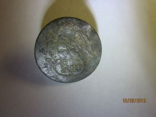 War Of 1812 " 5.  Rt Infantry " Button Found In Louisiana 1798 - 1802