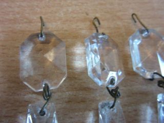 Set of 6 Waterford Crystal Prisms from Avoca 6 arm Chandelier Replacement 4 