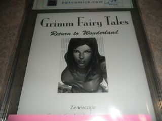 Grimm Fairy Tales,  Return To Wonderland Gallery,  Rare Ebas Cover,  PGX 9.  6 3