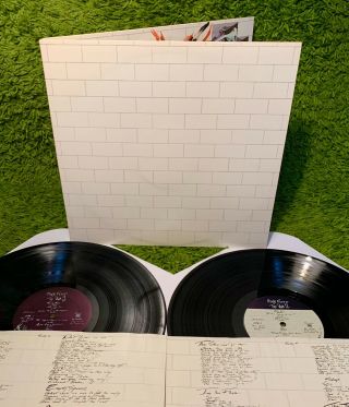 Pink Floyd The Wall 1979 •1st Press• Very Rare Gold Stamped Promo Roger Waters