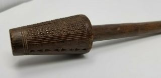 Antique Oceanic South Pacific Tongan Caledonian Carved Wood War Club 2
