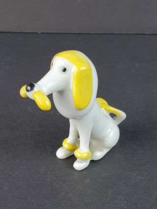 Vintage Walter Bosse Metzler & Ortloff German Porcelain Dog Figurine Rare M&o