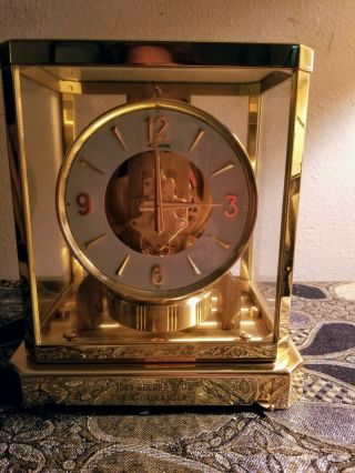 Jaeger Lecoultre Atmos Clock 528 15 Jewels Swiss Mantle.  Runs Perfect