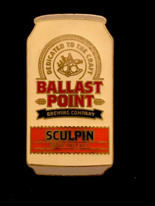 Vintage Ballast Point Sculpin India Pale Ale Beer Enamel Lapel Pin