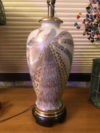 Frederick Cooper - - Asiatic Pheasants Birds Peacocks Lamps Lamp Vintage Asian