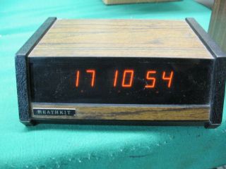 Heathkit Vintage Digital Alarm Clock Model Gc - 1094 And Guaranteed