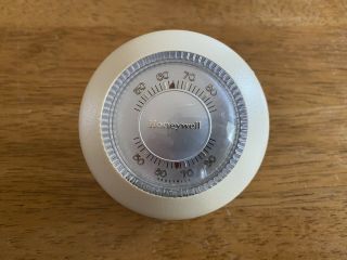 Vintage Mercury Honeywell T87f 3855 Round Heating Cooling Thermostat