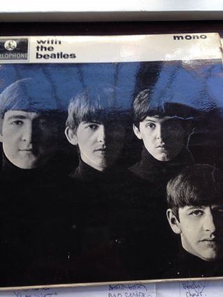 Parlophone With The Beatles Mono 1963 Vinyl Record Lp Album Emi Fab Four