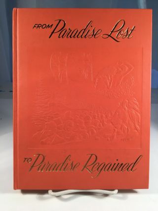 From Paradise Lost To Paradise Regained 1958 Vtg Hc Watchtower Jehovah 