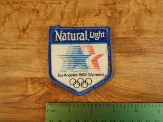 Vintage Natural Light Beer Los Angeles 1984 Olympic Patch Jacket Shirt Hat (sa6)