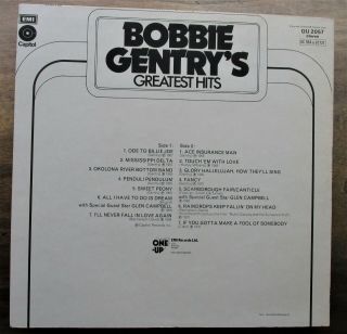 BOBBIE GENTRY GREATEST HITS 1974 UK VINYL LP NM VINYL ODE TO BILLIE JOE 2