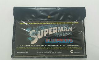 Superman The Movie 1978 Dc Warner Bbrothers Books 15 Blueprints Of Movie Scenes