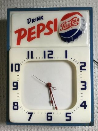 Vintage Pepsi Clock,  1957 