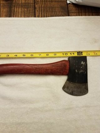 Vintage Plumb BSA Boy Scouts of America Hatchet Permabond Red Handle Camping Axe 3
