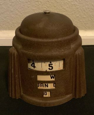 Kal Klok (lux ?) 4 - In - 1 Tape Measure Alarm Clock With Calendar - Extremely Rare