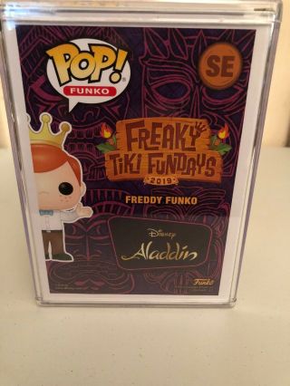 2019 SDCC Funko Freaky Tiki Fundays Disney Freddy Funko POP Genie Aladdin LE 450 3
