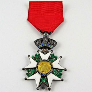 Antique 1852 - 1870 French Order Legion Of Honour Knight 