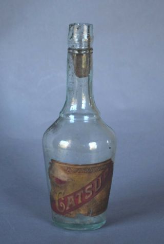 1880s Early Heinz Brothers & Co.  Advertising Catsup Bottle Paper Label