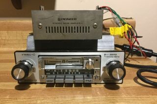 Vintage Pioneer Kpx - 9500 Component Cassette Car Stereo With Gm - 40 Amp