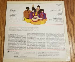 Yellow Submarine by The Beatles (Vinyl,  UK made,  1969,  EMI) 2