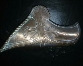Antique 1800’s Bronze Brass Spanish Conquistador Stirrup Shoe Small