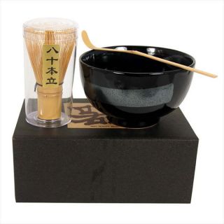 Japanese Tea Ceremony Matcha Bowl,  Scoop/ Whisk Set/ginsugi With Gift Box/ A - 2