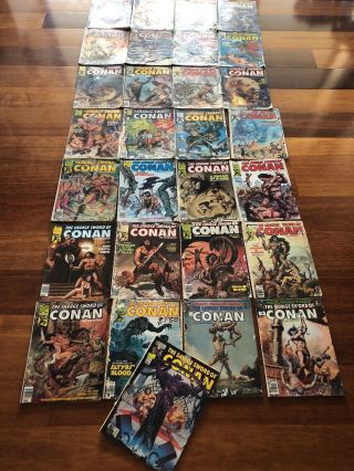 Vintage The Savage Sword Of Conan Comics X 29 Inc 1,  2 & 3