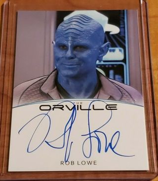 2019 The Orville Season One A9 Rob Lowe As Darulio Autograph Full Bleed Scarce