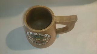 Old Vintage ‘SAN MIGUEL BEER’ Wooden Stein Tankard Mug Made In The PHILIPPINES 3
