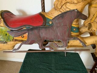 Vintage Copper Trotting Horse Weathervane Fresh From Great Local Ocala Estate