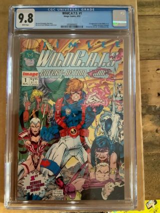 Cgc 9.  8 Wildcats 1 Image Comics Jim Lee First Appearance