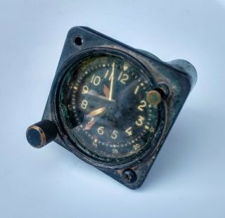Warbird Clock Cockpit Stopwatch Waltham Elgin Wwl Wwl 8 - Day Aircraft Heli Watch