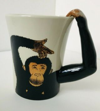 Monkey Mug Large 3d Chimpanzee Coffee Mug Cup Pier 1 One Imports Novelty Mug
