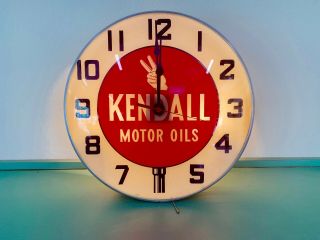 Swihart Vintage Domed Glass Racing Wall Clock 1940 